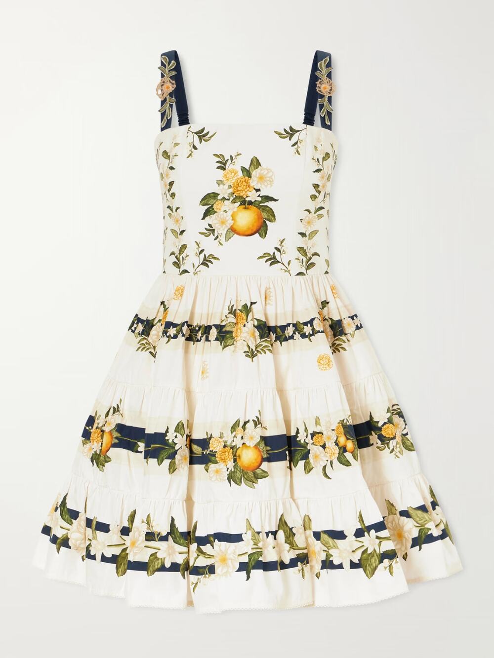 AGUA BY AGUA BENDITA Lima floral-printed cotton mini dress